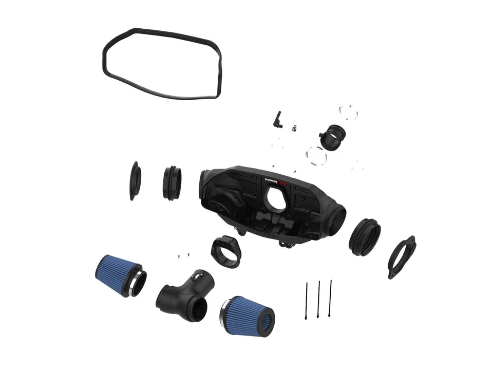 aFe Magnum FORCE Stage-2 Cold Air Intake w/ Pro 5R for 20-25 Chevy Corvette C8 - Image 2 of 3