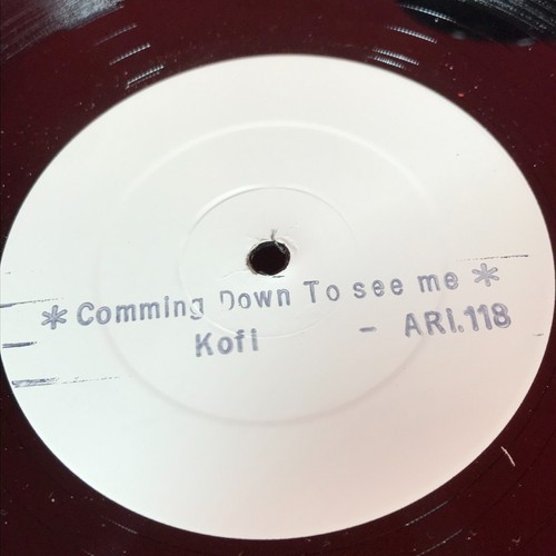 KOFI Coming Down To See Me 1988 UK WHITE LABEL 12" vinyl single. Ariwa ARI 138 - Picture 3 of 4