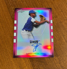Sanson Faltine III 2018 Leaf All American Classic Pink Auto BA-SF3 Reds /20