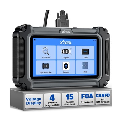 XTOOL D5S OBD2 Scanner - 2025 Code Reader for Cars & Trucks with 15 Reset Fun...