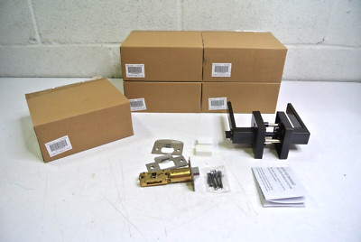 5 Probrico Bdrm/Bthrm Square Privacy Lever Door Handles Oil Rubbed Bronze