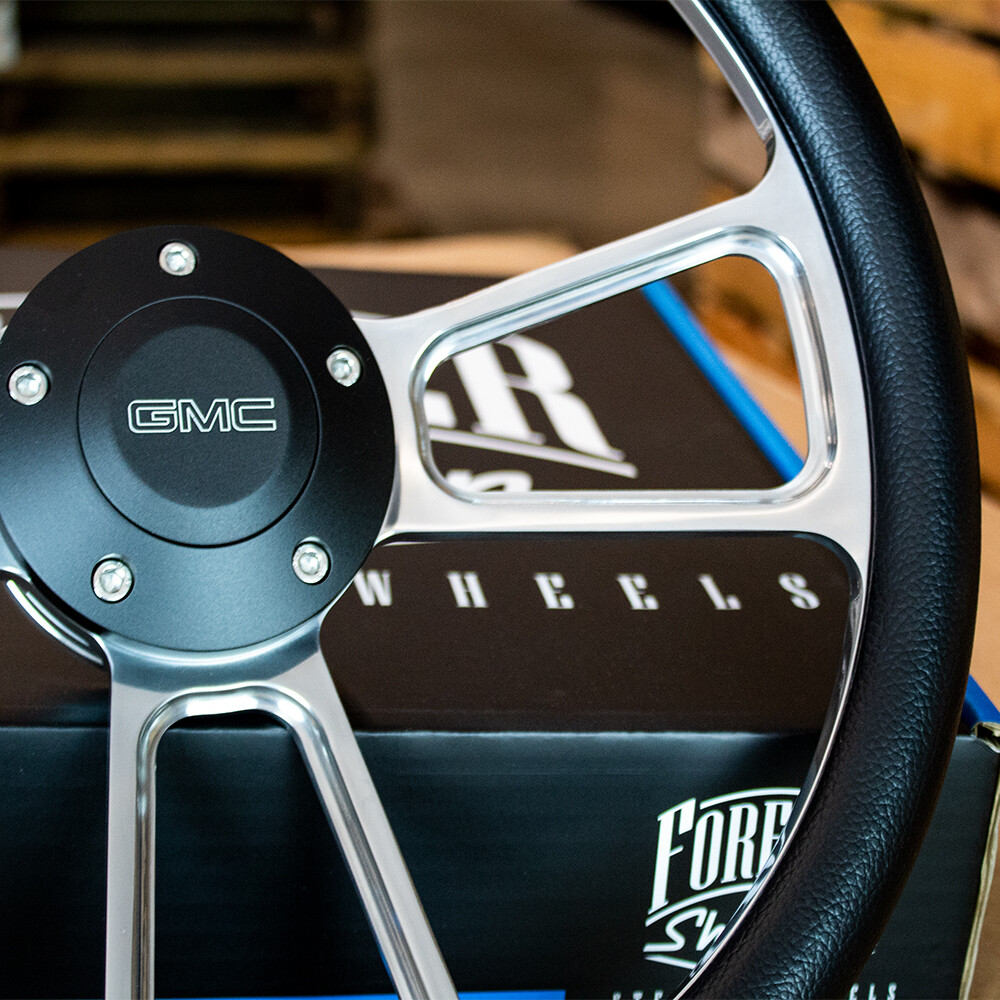 Custom Billet Steering Wheel Forever Sharp 14″ Billet Steering
