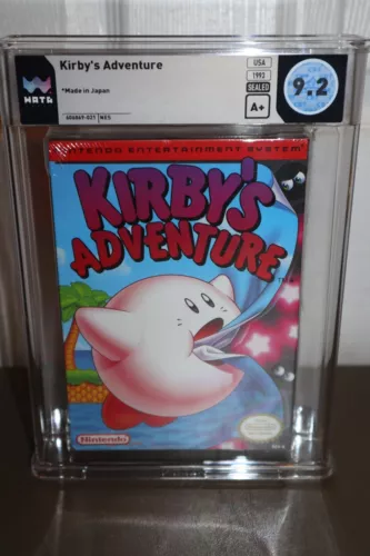 WATA 9.2 A+ - SEALED - Kirby’s Adventure - NES Nintendo