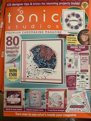 Tonic Studios Premium Kartenherstellung Magazin Handwerk Band #11 7-teiliges Stanzenset & Stempel
