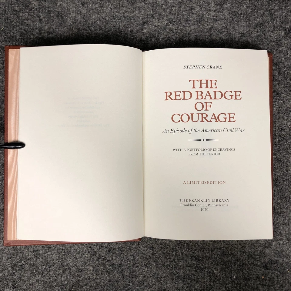The Red Badge of Courage by Stephen Crane The Franklin Library 1979 Limited Ed. - Image 3 of 4