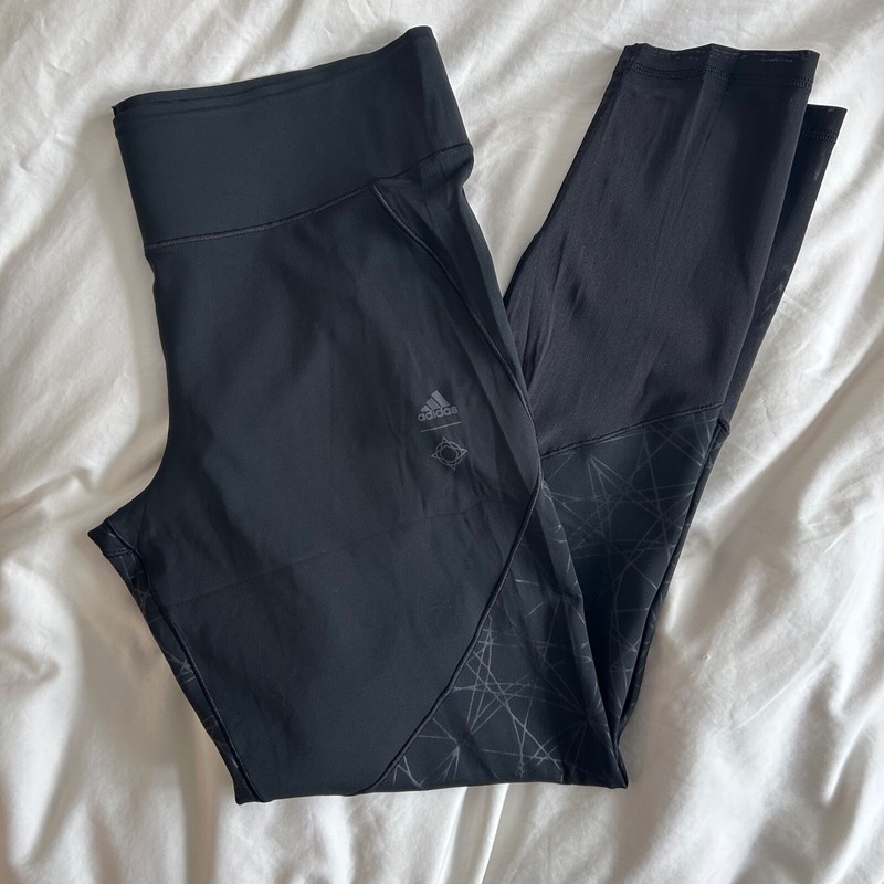Adidas Wanderlust Cut and Sewn Black Tight Size Large