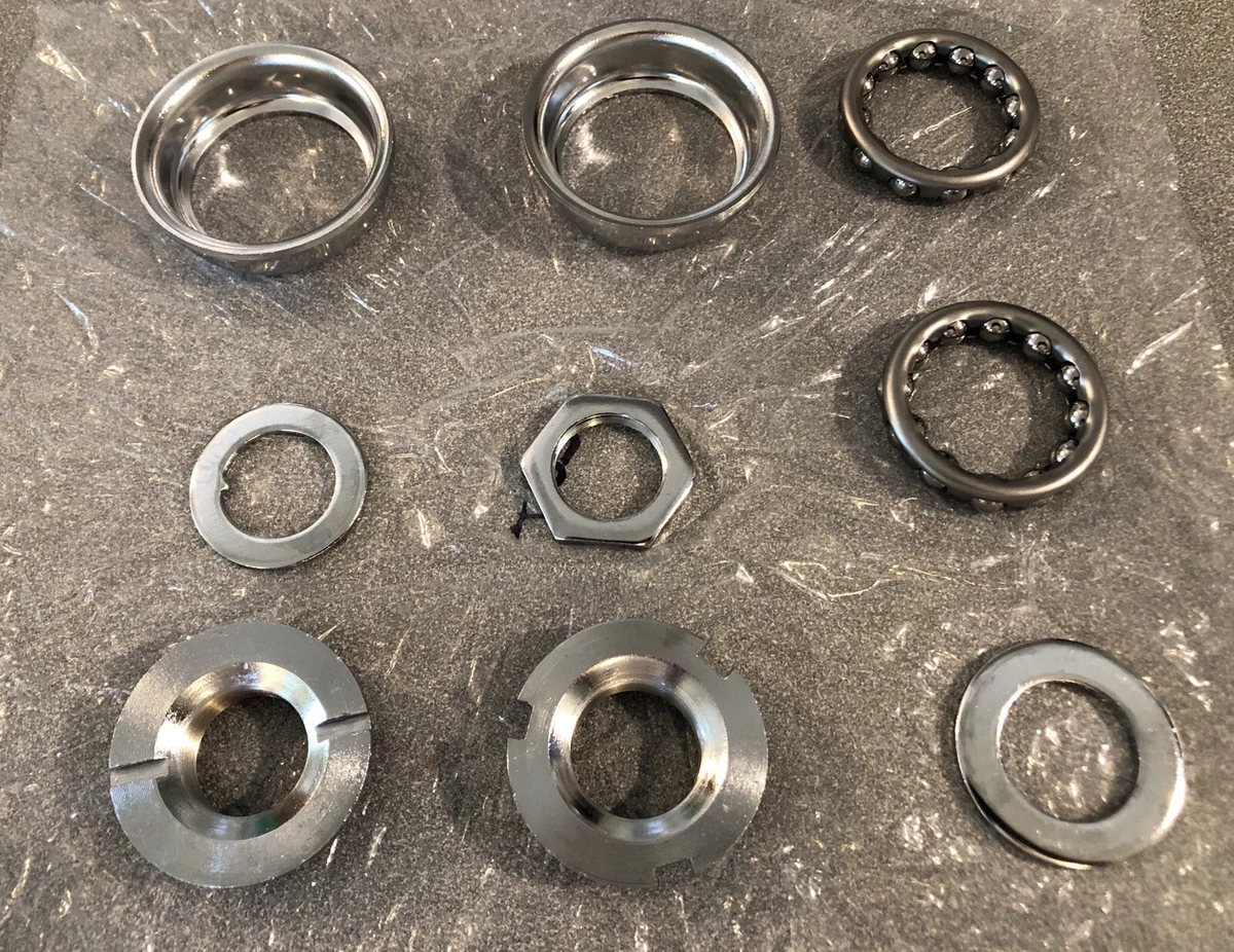 OLD SCHOOL BMX AMERICAN BOTTOM BRACKET CHROME 28T 1pc 401 crank mongoose redline