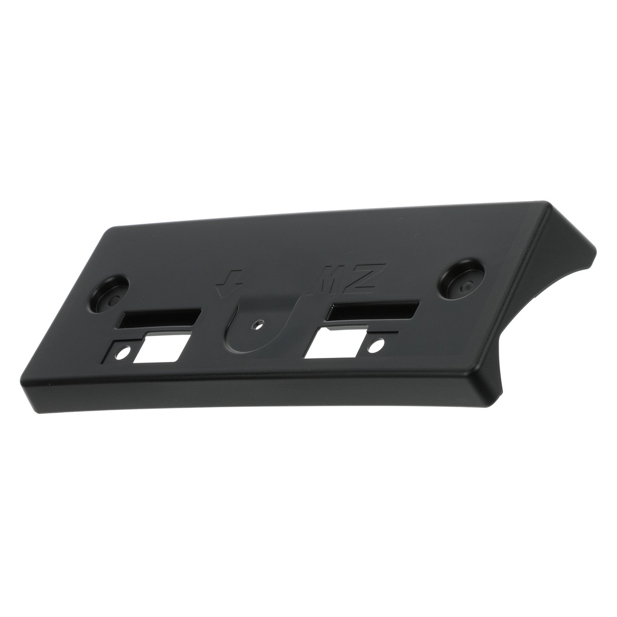 For 2023-2025 Nissan Armada Front Bumper License Plate Mount Bracket Tap Holder