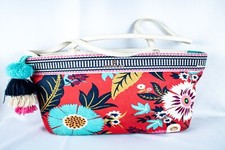 Spartina 449 Multicolor Floral Tassel Vintage Women Rectangle Tot Handbag