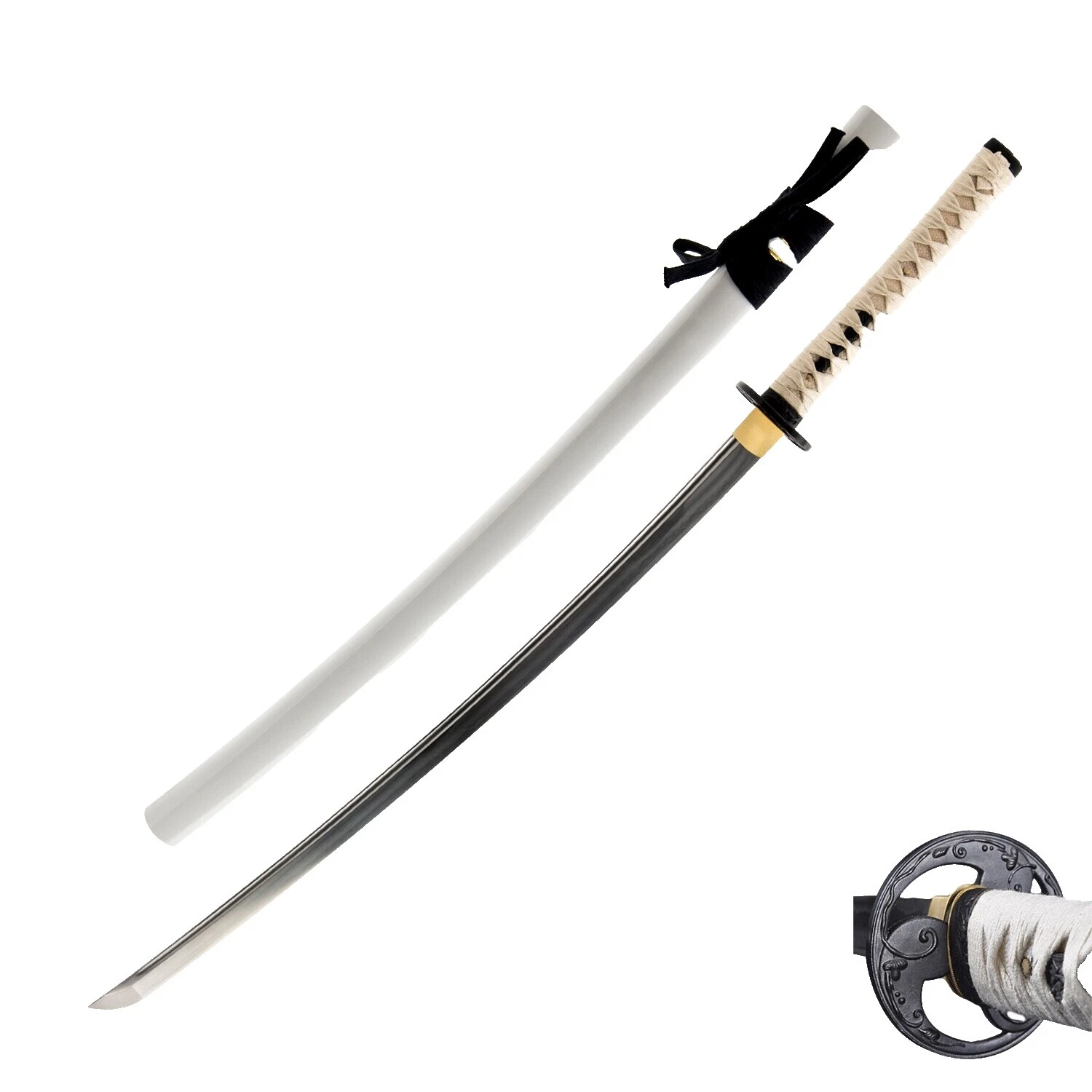 碳钢刀片白色收藏品刀剑、军刀