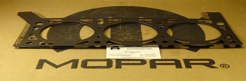 Junta de cabeça de cilindro direita Jeep Wrangler JK 07-11 3.8L 4666034AB nova fabricante de equipamento original Mopar - Imagem 3 de 4