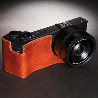 Handmade Genuine Leather Half Camera Case Cover For Sigma DP0Q DP1Q dp2q  dp3q