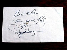 DIZZY DEAN GASHOUSE GANG 1934 MVP CARDS HOF SIGNED AUTO CUT INDEX JSA LOA 