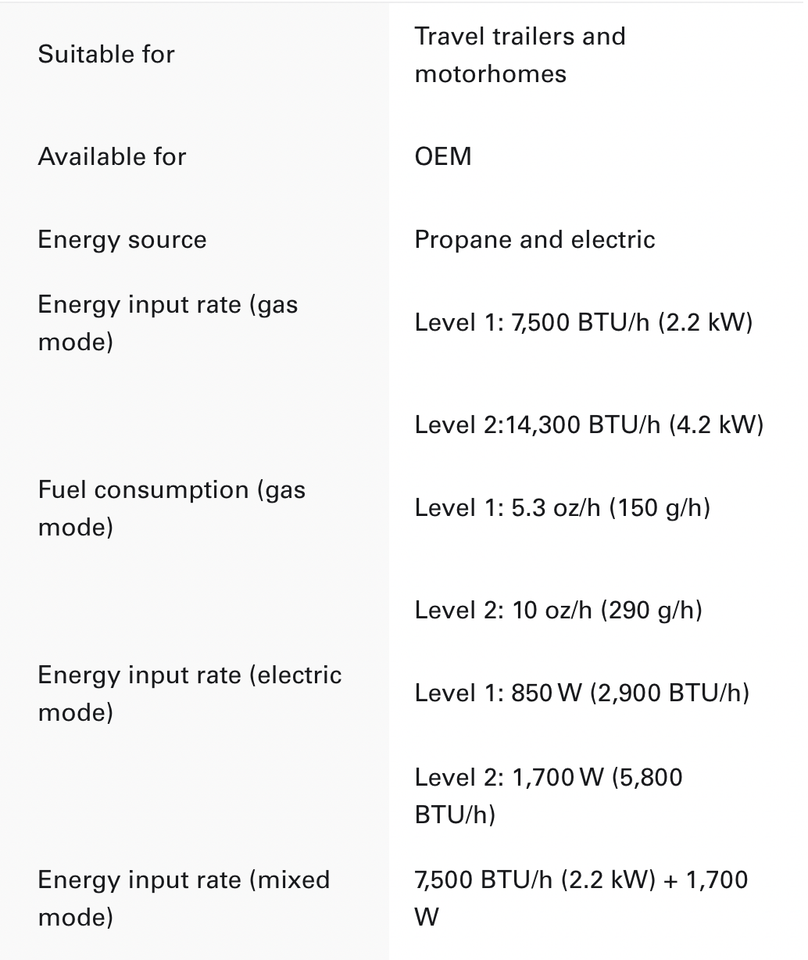 Truma Combi Eco Plus 2 in 1 Furnace and Water Heater eBay