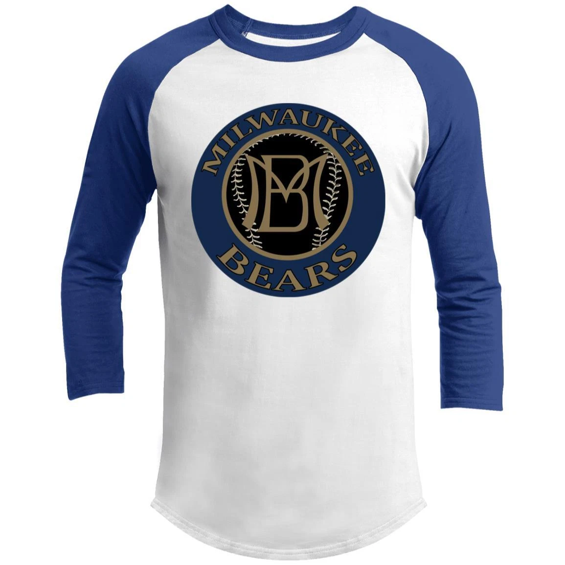 Milwaukee Bears Raglan Shirt Franchise Negro League Baseball