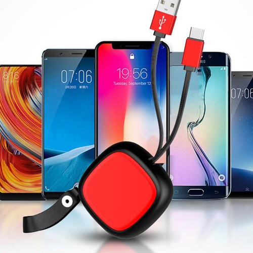 Retractable Charge Cable Type Data Cable Retractable USB Cable - Zdjęcie 4 z 11