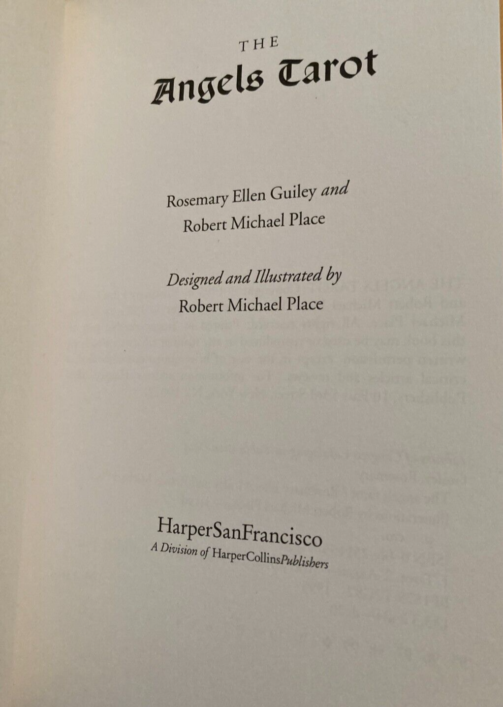 The Angels Tarot Box Set by Rosemary Guiley & Robert Place 1st Ed! 1995