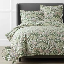 Legends Hotel The Company Store Vintage Jardin Sateen Floral Queen Comforter