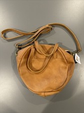 Genuine Tan Leather Handbag, Women’s Purse New Medium Sseko