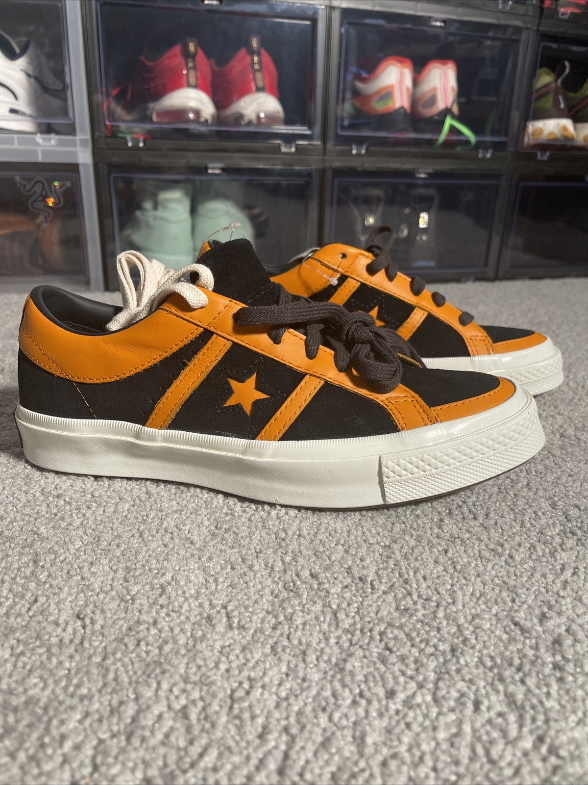vangst teugels Verhandeling Converse One Star Academy Low Russet Orange Black 167137C Leather Mens Size 5 W7 | eBay vangst teugels Verhandeling Converse One Star Academy Low Russet Orange Black 167137C Leather Mens Size 5 W7 | eBay