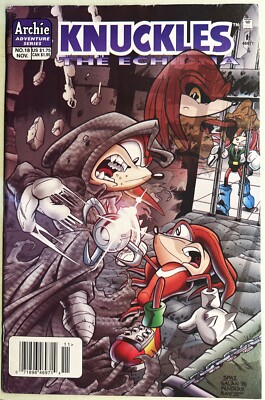 KNUCKLES The Echidna 1998 Comic Book #18 DEEP COVER 2 of 2 Bagged & Boarded VF-