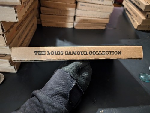 the louis l'amour collection utah blaine hardcover leather bound - Picture 5 of 6