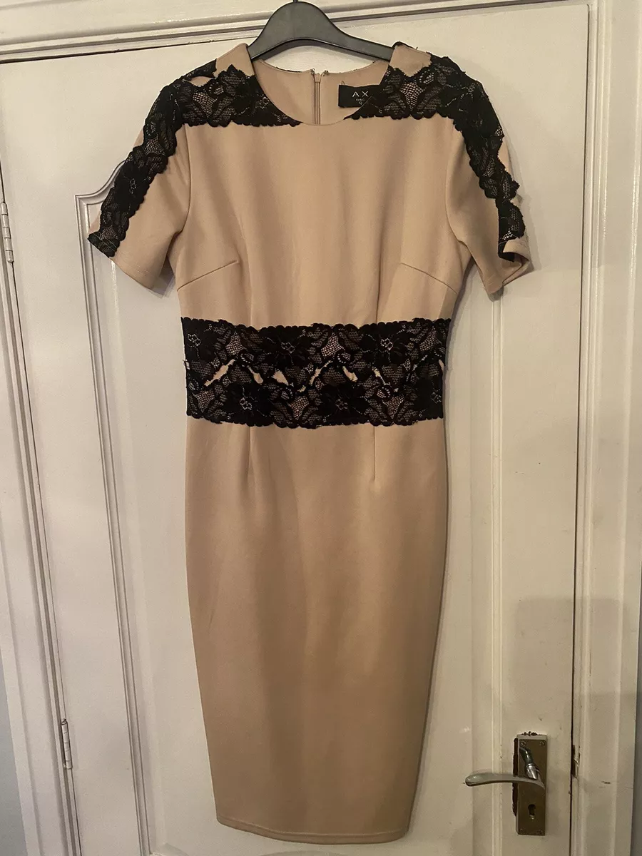 Blush pink hotsell and black dress