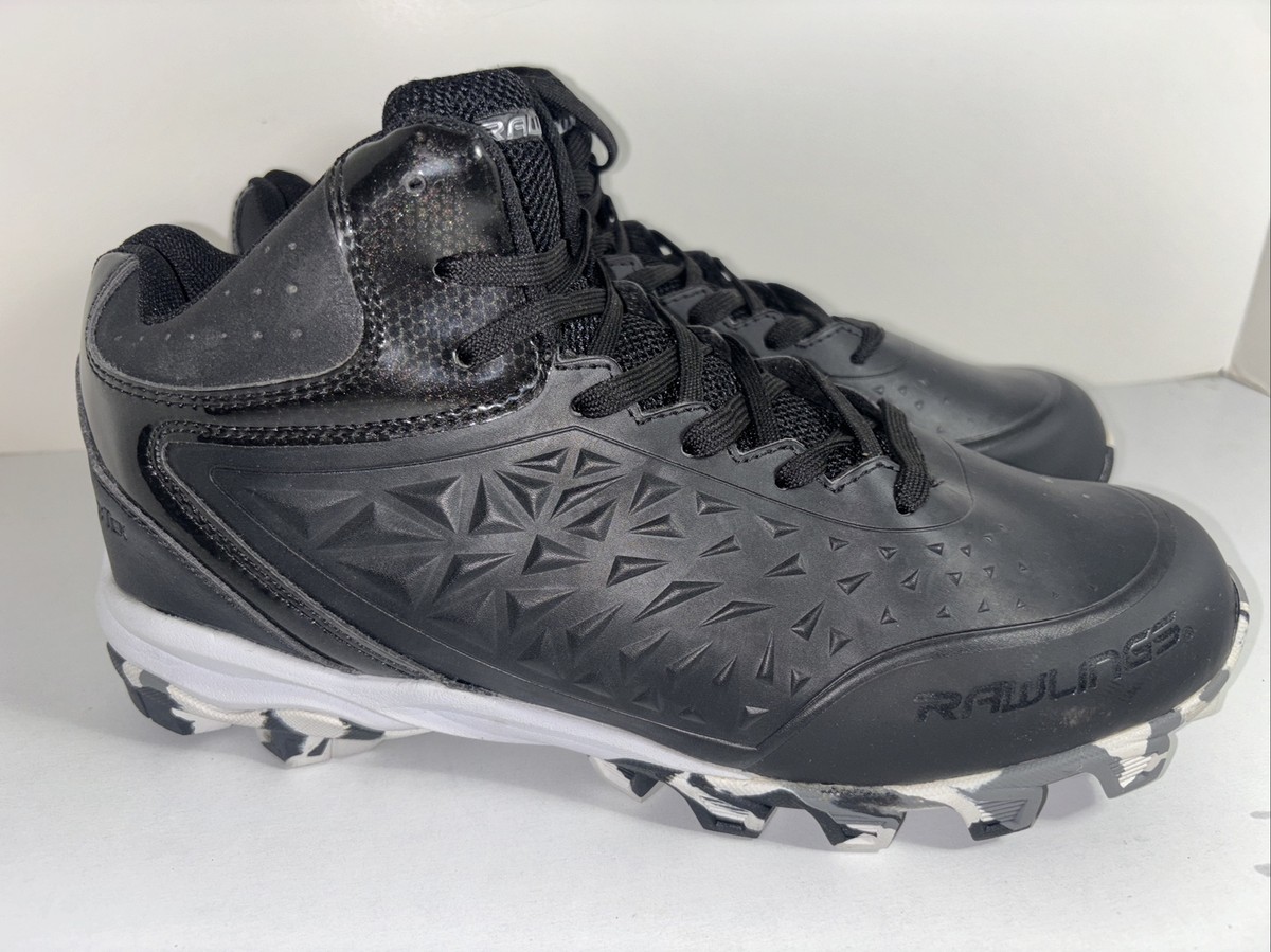 Rawlings Men's Revolt MID Black Football Cleats Size 11 | eBay
