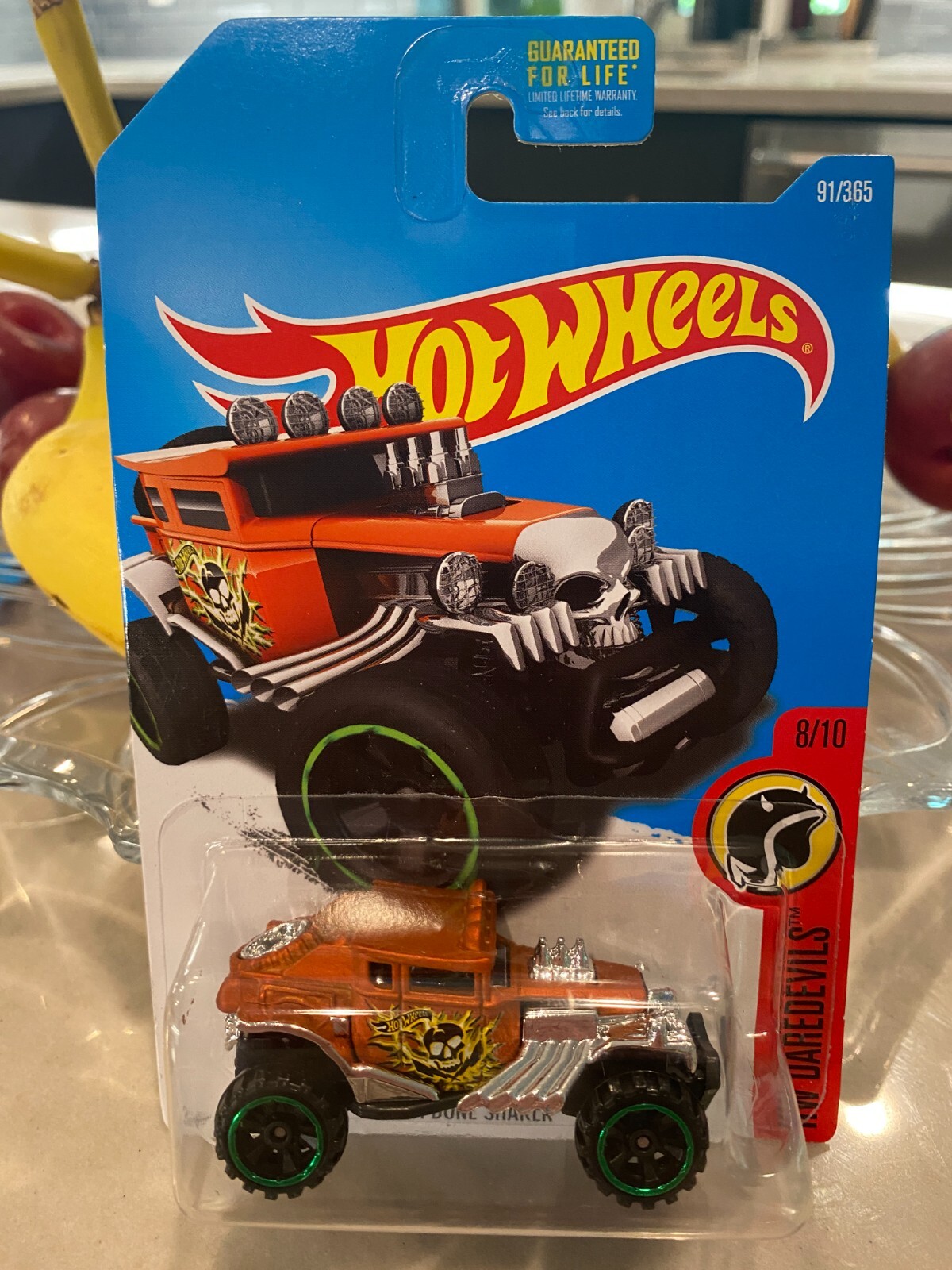 2017 Hot Wheels BAJA BONE SHAKER HW Daredevils #91/3 Satin Orange