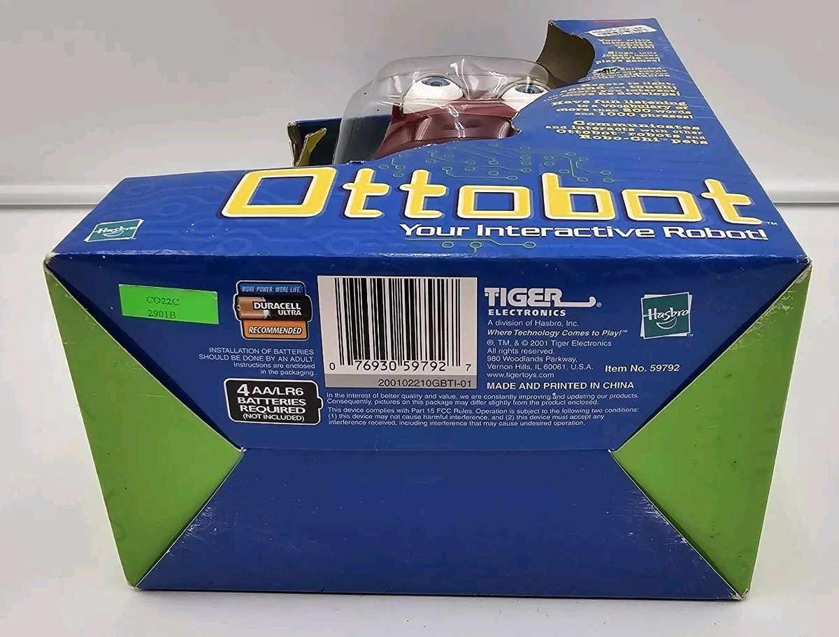 Ottobot Tiger Electronics 2001 Red And Silver Robot | eBay