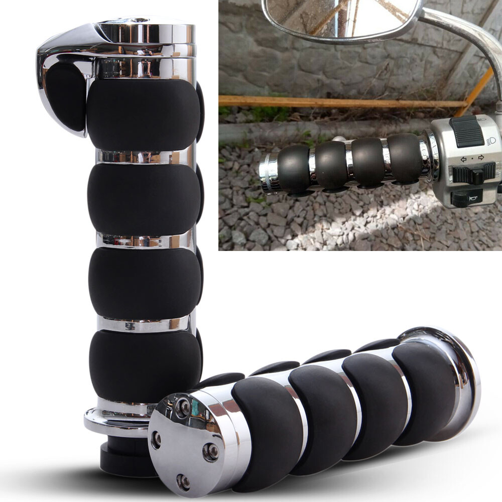 For Harley Road King Softail Electra Glide 1" Motorcycle Handle Bar Hand Grips