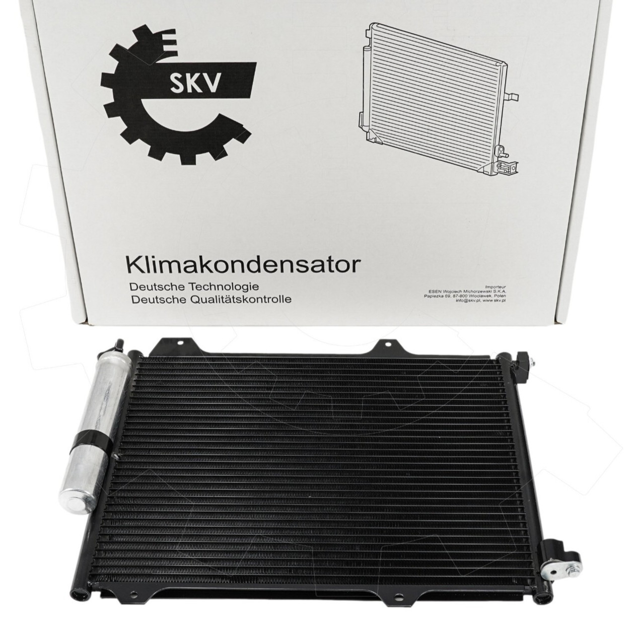 Condensateur de climatisation en aluminium premium pour Subaru Justy III