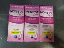 Monistat Complete Care Chafing Relief Powder Gel 1.5oz (3 Pack) Exp 08/25 #L20