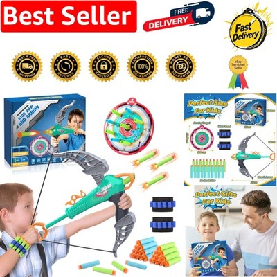 Pfeil und Bogen Set Kinder für 3 4 5 6 7 8 Alte Junge, Dinosaurier Spielzeug für 3-8 Alte...