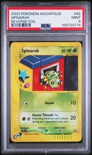 2003 POKEMON AQUAPOLIS 62 SPINARAK-REVERSE FOIL | PSA 9 | POP 23 on eBay