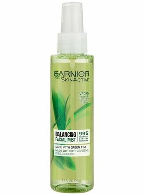Garnier SkinActive BALANCING FACIAL MIST-4.4oz-Vegan Formula W/ Green Tea NEW