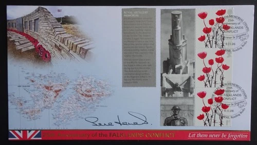 2006 Falklands Conflict Ltd Ed 23 of 33 Buckingham FDC Signed Sarah Jones CBE
