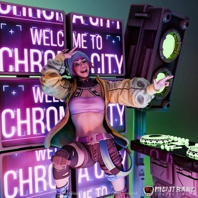 Mojibake - Chroma City - Lumi, Melodic Muse - 100mm Pin Up/Figur/Modell/Diorama
