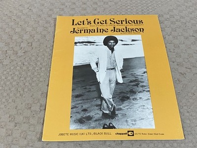 SMF8 SHEET MUSIC, LET'S GET SERIOUS : JERMAINE JACKSON