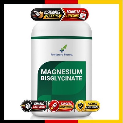 Magnesiumbisglycinat ProNatural Pharma 240 Kapseln 300 mg Vegan 4-Monats-Vorrat