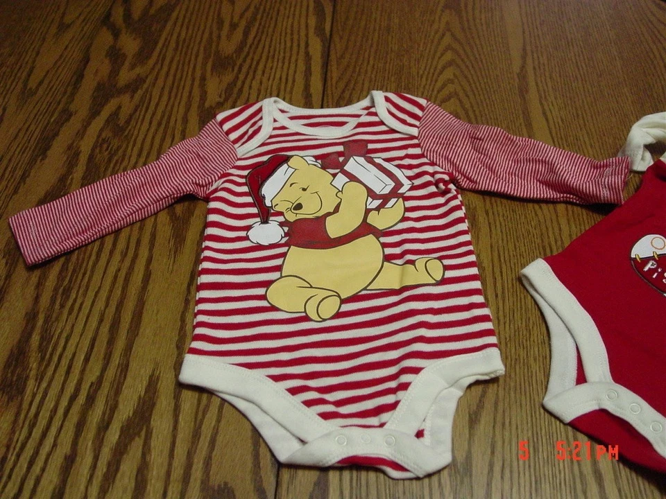 Infant Girls Boys Piglet and Pooh Unisex Creeper set by Disney Baby - Image 2 of 4
