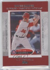 2013 Topps Manufactured Rookie Card Patch Bryce Harper #RCP-24 Patch 1q7. rookie card picture