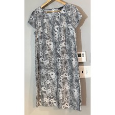 Brooks Brothers Women's Size 12 Floral Print Sheath Dress Short Sleeve