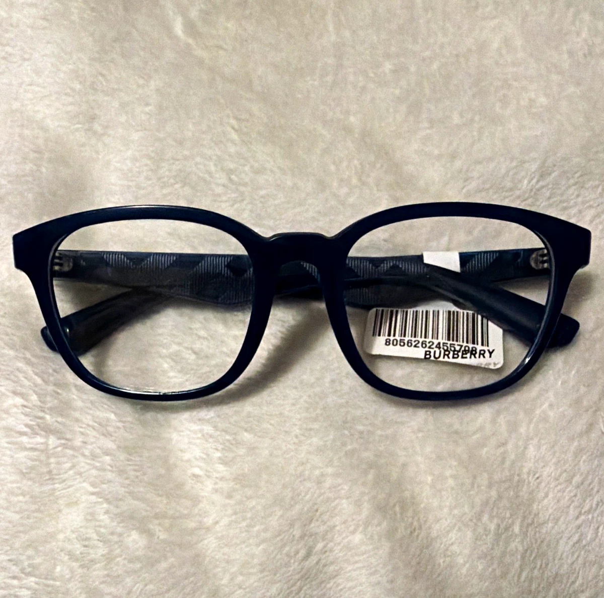 BURBERRY ネイビー 四角形メガネフレーム中古品 BURBERRY ネイビー