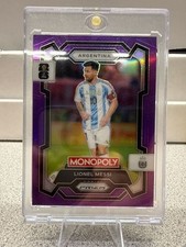 2026 Lionel Messi #1 Purple /99 Panini Prizm FIFA World Cup Argentina Monopoly