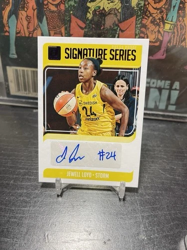 2019 Donruss WNBA Signature Series Press Proof Purple /99 Jewell Loyd Auto