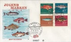 1964 GERMANY FISH COMPLETE ON SUPERB FDC
