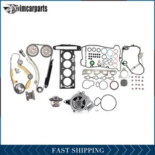 Timing Chain Gasket kit + Water Pump + Thermostat For Chevrolet Cobalt 07-08