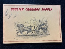 Vintage 1970s Counter Carriage Supply Catalog Horse Drawn Parts Stagecoach CO