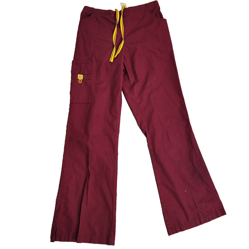 SPREAD GOOD CHEER! red scrub pants- size S